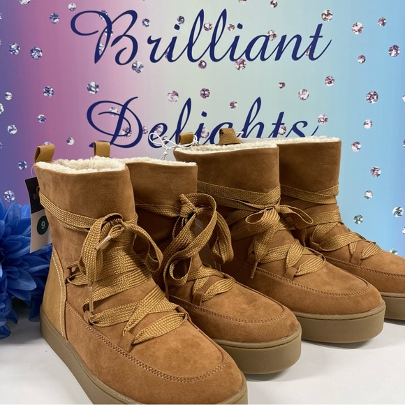 ❄️LACE UP MICROSUEDE BOOTS - Picture 8 of 11